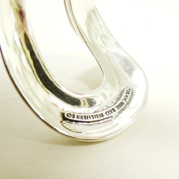 Barry Kieselstein-Cord Sterling Silver Alligators W/Diamond Eyes Cuff Bracelet - Picture 6 of 11